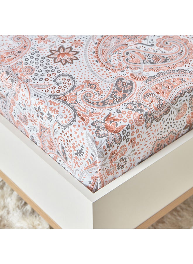 Estonia Isla Printed Cotton King Flat Sheet 260 x 240 cm
