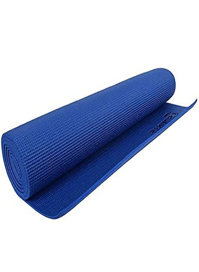 SEASPIRIT Yoga Mat Anti Skid EVA Yoga mat with Bag for Gym Workout and Flooring Exercise Long Size Yoga Mat for Men and Women (Blue Color 4 mm) - Image 3