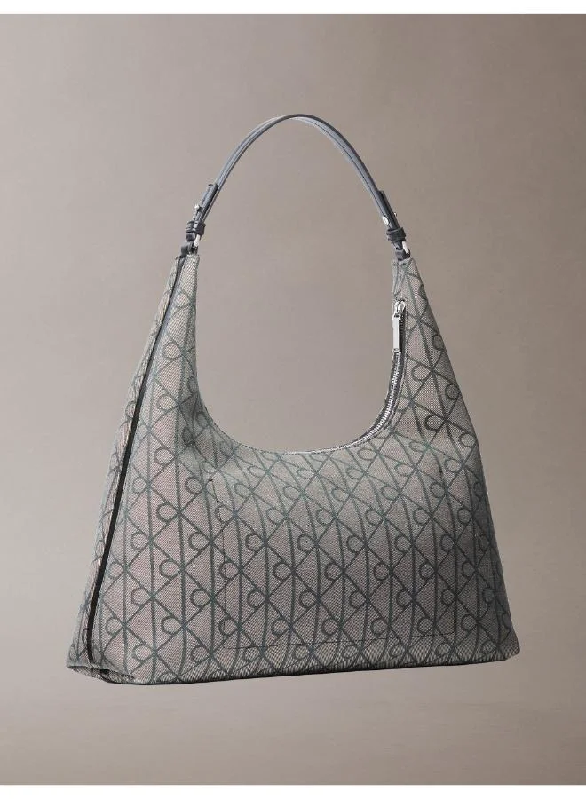 Calvin Klein  Emblem Jacquard Hobo Bag for Women | Best Price UAE