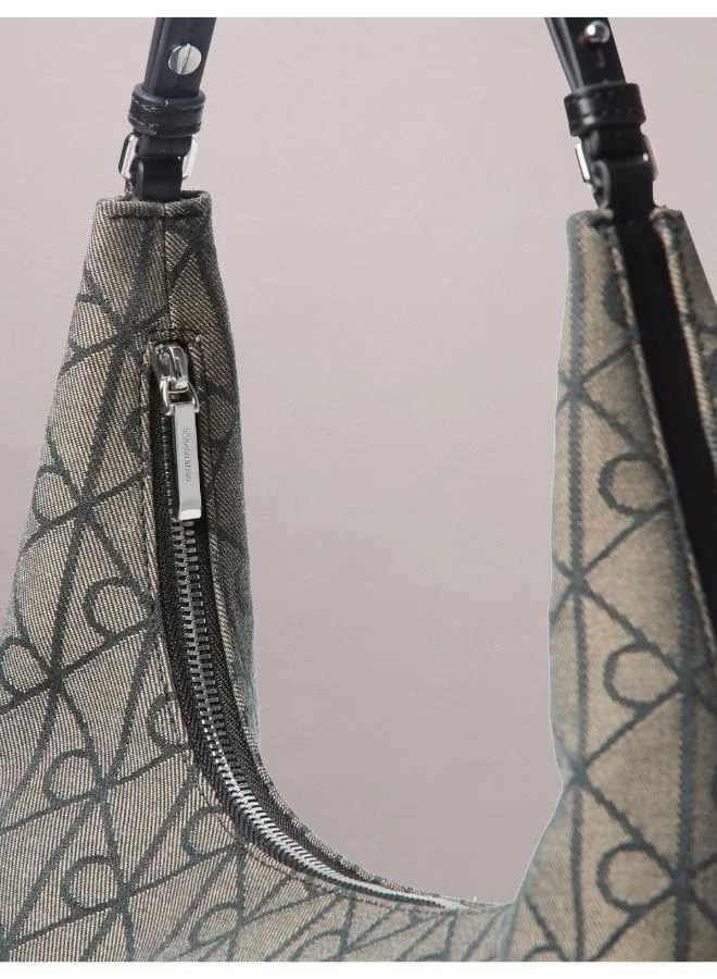 Calvin Klein  Emblem Jacquard Hobo Bag for Women | Best Price UAE