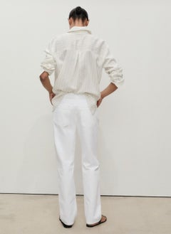 MANGO Mid-Rise Straight Jeans  - Image 2