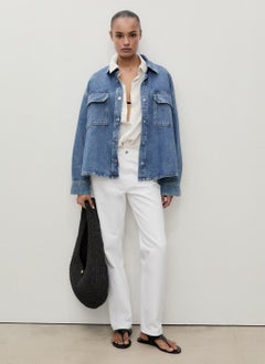 MANGO Mid-Rise Straight Jeans  - Image 4