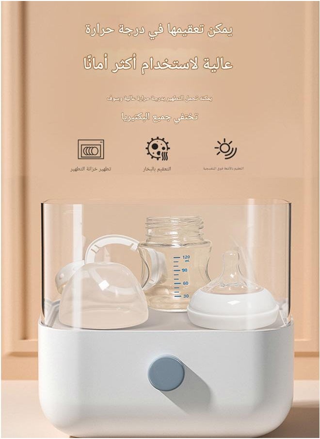 tangs - High Borosilicate Glass Baby Bottle for 6+ Months - Natural Feel, Anti-Colic, Breastfeeding-like Nipple, Clear Scale, BPA-Free, Leak-Proof, 360° Tilt-Proof, Easy to Clean, Durable & Safe for Babies - Image 1