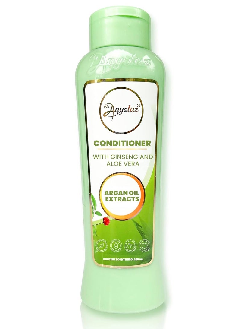 ANYELUZ Anyeluz Aloe Vera Conditioner, Enhances Hair Condition Leaving it Silky, Revitalized, and Easy to Comb, Recommended for All Hair Types  - Image 1