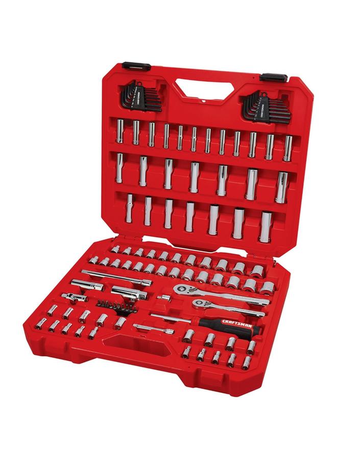 CRAFTSMAN 105-Piece SAE/Metric Mechanics Tool Set Multicolor CMMT121 23Z - Image 1