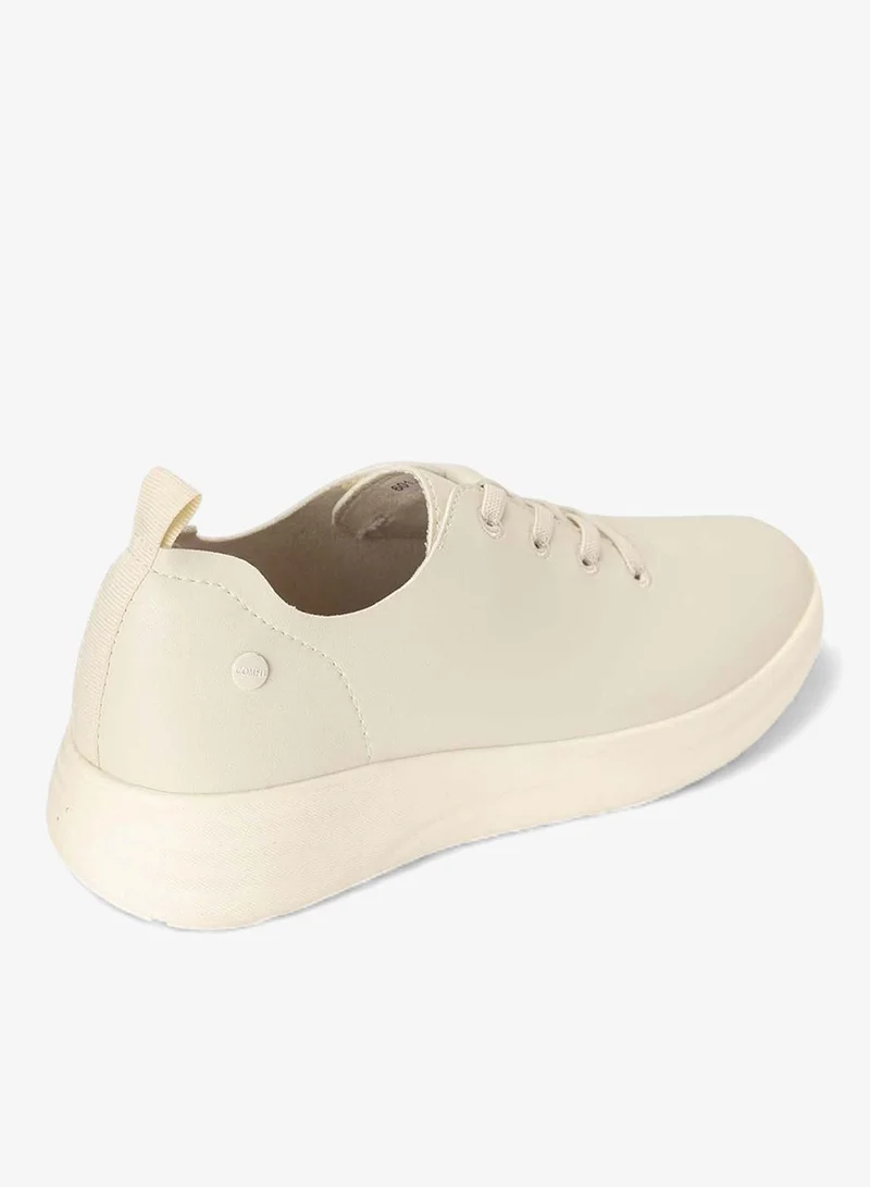 Bata White Comfit Lace-up Casual Sneaker for Women | Best Price UAE