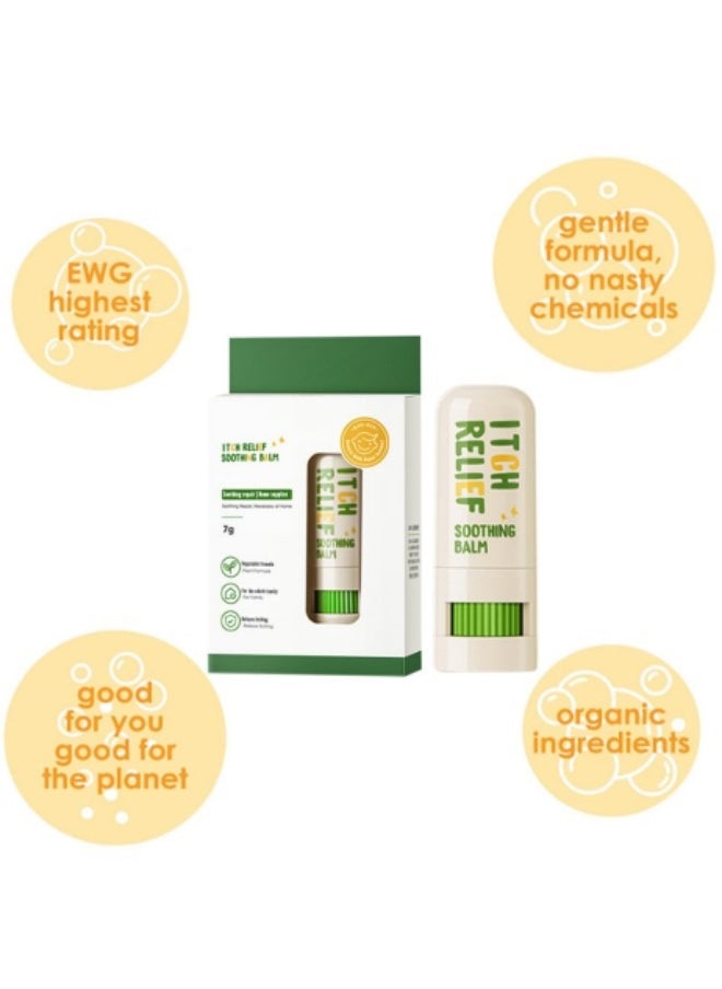 Bug Repellent Stick, Organic Deet Free Mosquito Repellent with Citronella & Lemongrass,Easy to Use Travel Size,Natural Insect Repellent for Kids and Adults, 7g