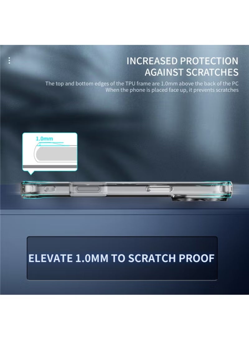 for iPhone 17 Pro Max Case Clear, Crystal Clear for iPhone 17 Pro Max Case, [Full Shockproof Protection][Non-Yellowing][Reinforced Corners] Wireless Charging Shockproof Bumper Protective Phone Case for iPhone 17 Pro Max, transparent - Image 5