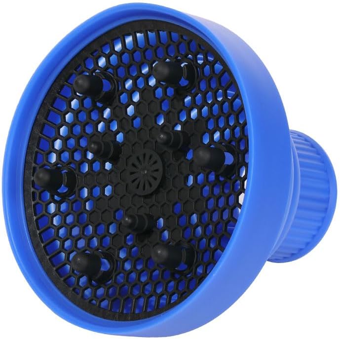 KUAZIVI Universal Collapsible Hair Dryer Diffuser Travel and Easy Storage Diffuser Fit Most of Hair Dryer (Blue) - Image 1