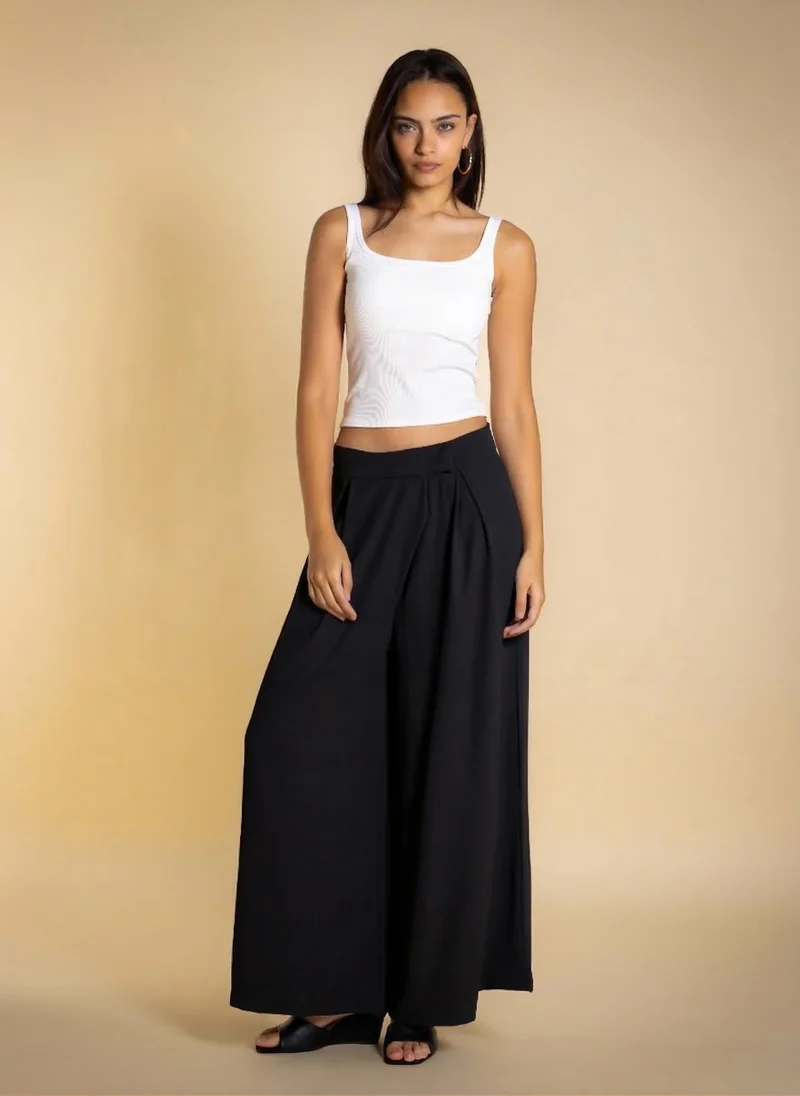 شايبس PLEATED WIDE LEG TROUSERS