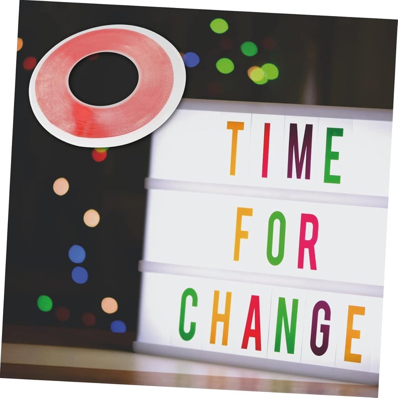 شريط لاصق مزدوج الجوانب مقاوم للحرارة 5000X0 1 سم 2 لفة قماش أحمر قوي التركيب - Image 5