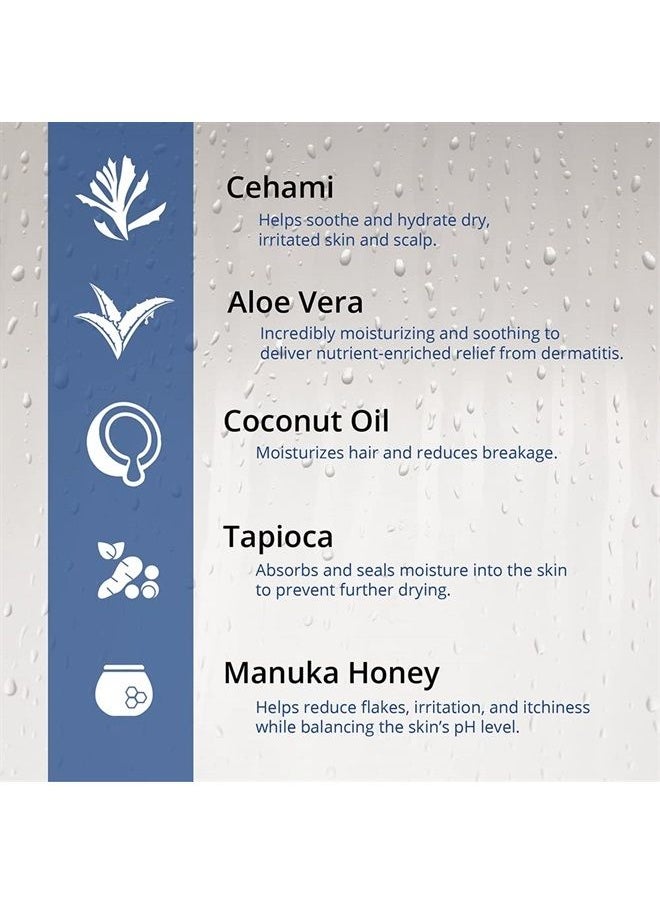pHat 5.5 - Seborrheic & Atopic Dermatitis Gentle Face Wash with Manuka Honey - Natural & Organic Face Cleanser & Body Wash For Sensitive Skin - Hypoallergenic, Paraben Free & Sulfate Free Acne Face Wash (8 oz) - Image 1
