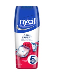 NYCIL Nycil Germ Expert Cooling Talc - Cool Gulabjal Cooling Talc Body Powder  - Image 1
