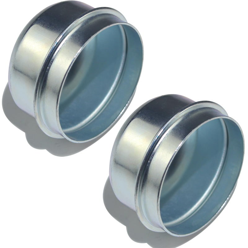 iBroPrat 2PCS 198 Trailer Hub CapTrailer Axle Bearing Dust Cap CupBolt Metal Trailer Axle Wheel Bearing and Hub Dust Caps for Most 2000 to 3500 Pound Axles Dexter
