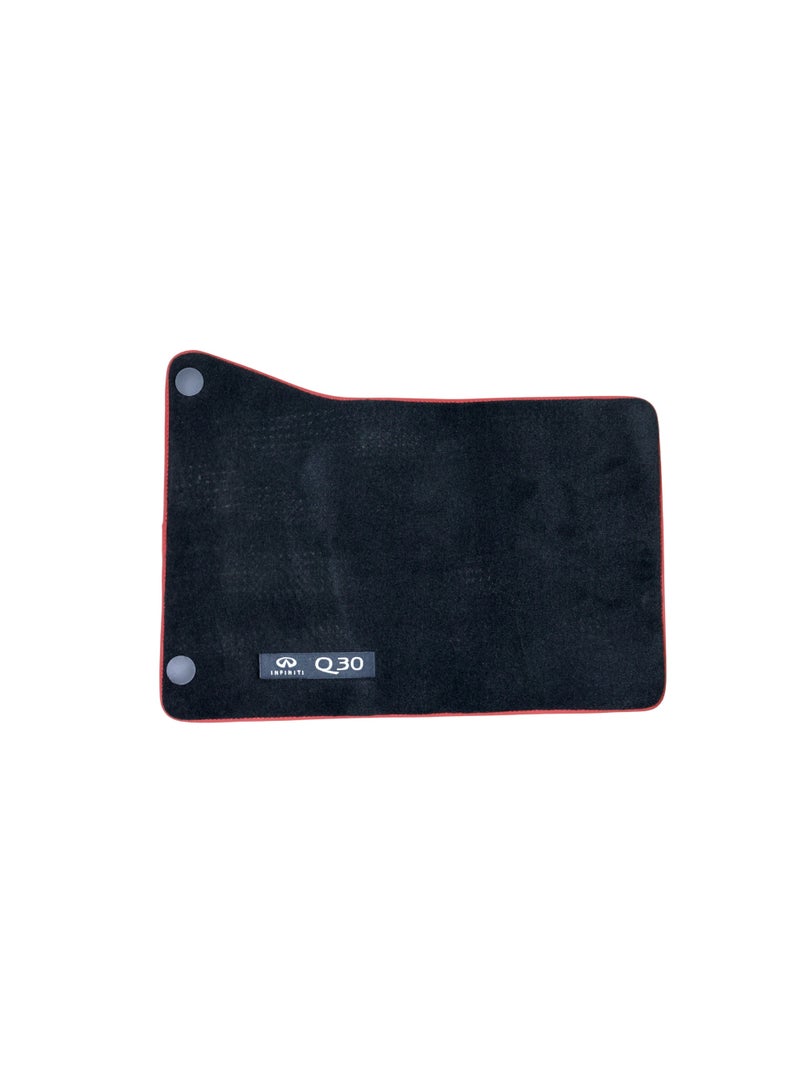 Infiniti VEL MAT RED STICH For Infiniti QX30 2016 -2020 - Image 1