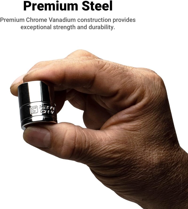 Capri Tools 5/16 in. Shallow Socket, 3/8 in. Drive, 12-point, SAE - Image 4