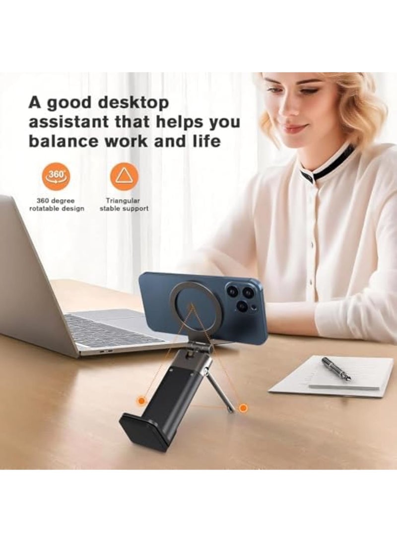 SYOSI Airplane Phone Holder Mount, 360° Adjustable Hands-Free Mount for Long Flights, Essential Travel Accessory for Men and Women, Fits to iPhone 16, 15, 14 Pro Max Series, Convenient & Secure (Black) - Image 3