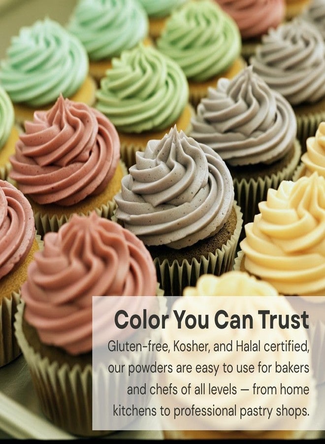 Chefmaster Plant-Based Natural Food Color Powder by Chefmaster, No Artificial Dyes, Turmeric Powder for Icing, Fondant, Buttercream & Decorating, Quality Crafted in California USA, Yellow, 4 oz - Image 4
