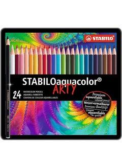 STABILO Aquacolor Coloured Pencil Box - 24  - Image 1
