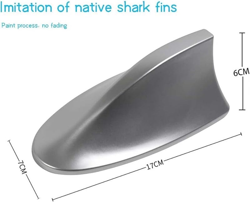 C Gray Shark Fin Antenna For Subaru Outback 2015 2023 Strong Radio Signal Aerodynamic Design - Image 3