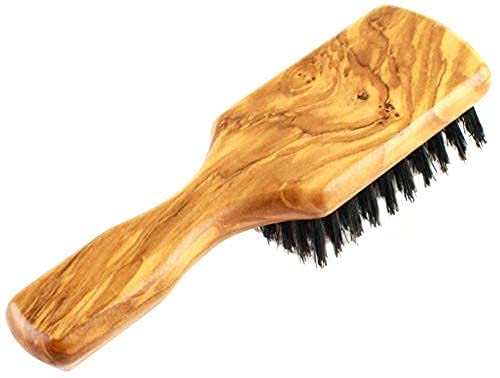 Since 1869 Hand Made in Germany  Robust Craftsman 100 Boar Bristle Hair Brush for Men Suitable For Thin To Normal Hair Firm Naturally Conditions Hair Improves Texture and Stimulates the Scalp