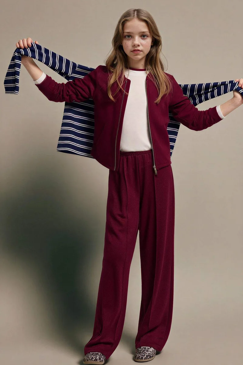 DeFacto Girl Wide Leg Modal Trousers