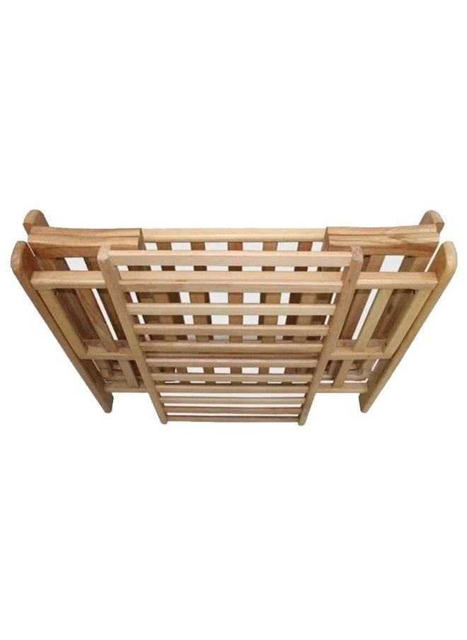 Baby Moment Wooden Baby Bed with Free Mattress and Mattress Cover – Beige, 95×60×100 cm  - Image 2