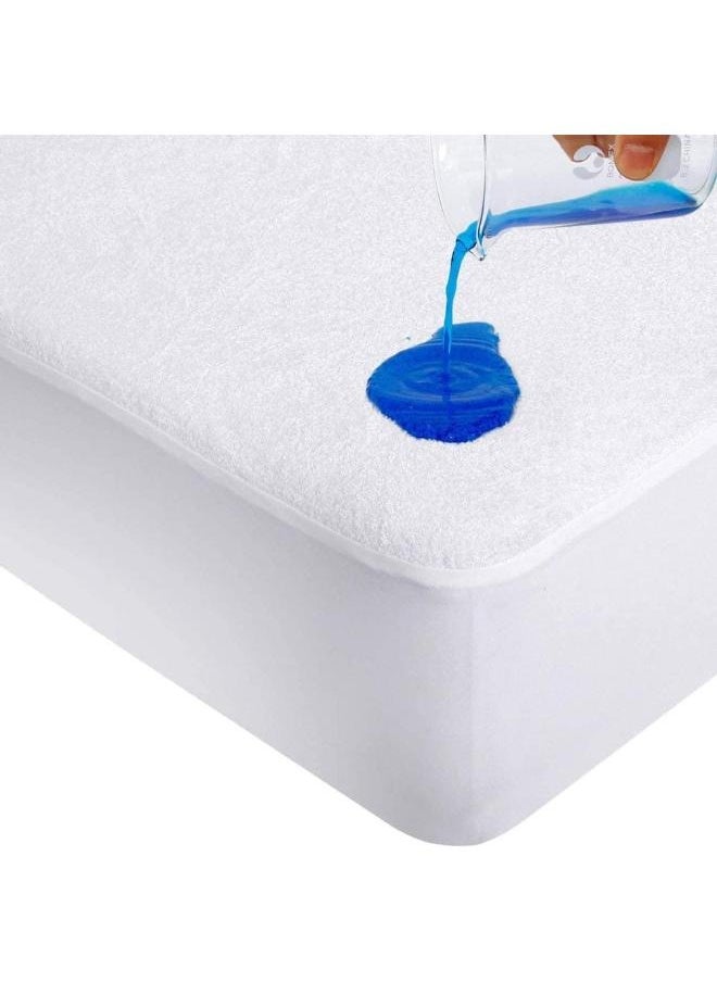 Baby Moment Wooden Baby Bed with Free Mattress and Mattress Cover – Beige, 95×60×100 cm  - Image 4