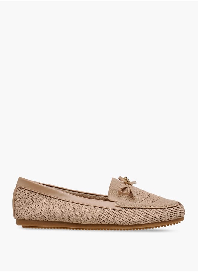Flora Bella By Shoexpress Women's Bow Accent Slip-On Loafers  - Image 3