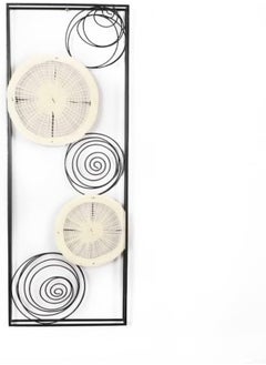 Decorhills Abstract Metal Wall Art | Modern Metal Wall Sculpture | 3D Geometric Wall Hanging | Handmade Metal Art for Living Room, Office & Home Decor | Elegant & Durable Metal Wall Decoration 