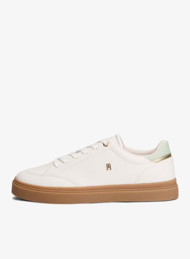 TOMMY HILFIGER Monogram Leather Trainers - Image 2