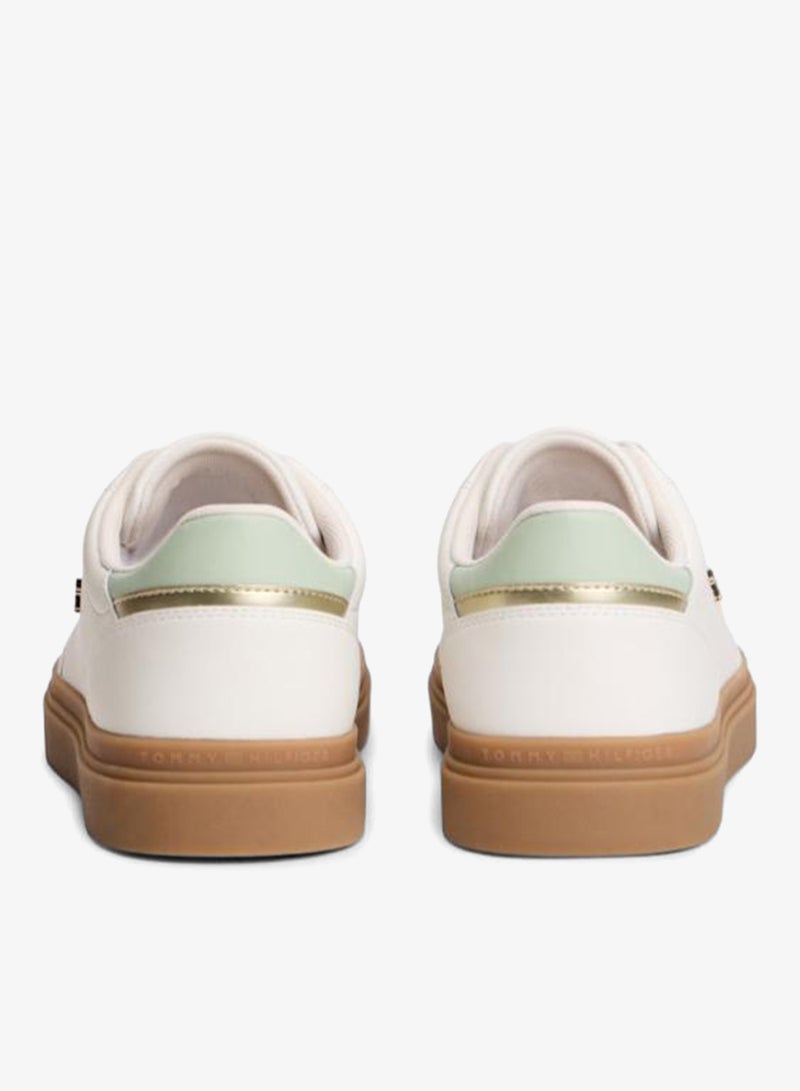 TOMMY HILFIGER Monogram Leather Trainers - Image 4