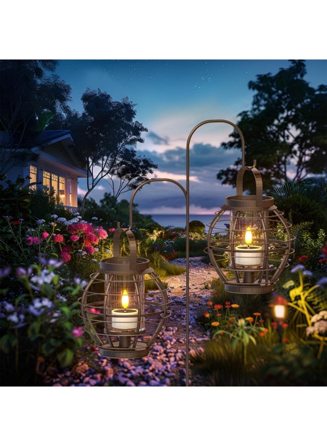 Soofam Solar Tea Lights Outdoor Waterproof, 12 pcs 1.5" D x 2.1" Reusable Dusk to Dawn Flickering Small LED Tealight Candles, Flameless Votive Candle for Lanterns Patio Garden Camping Decor - Image 4