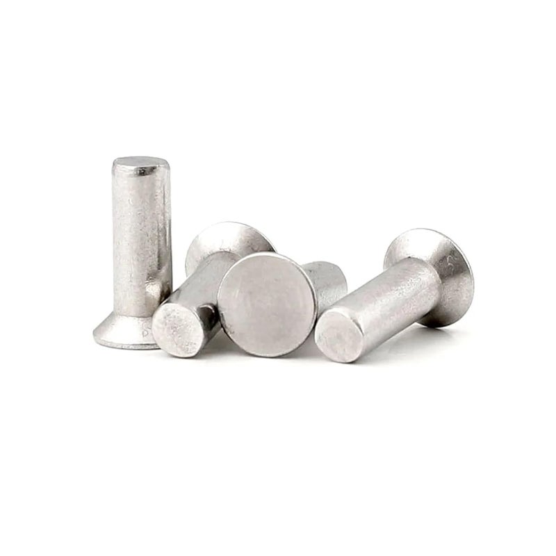 Solid Rivet 5/100pcs Solid Aluminum Flat Countersunk Head Punch Self-plugging Rivet(10pcs M6,14mm) - Image 5