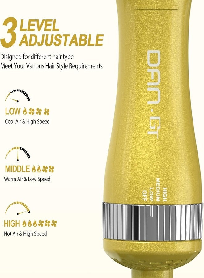 DAN Technology Hot Air Brush & Mini Curling Wand Set - 1 Inch Travel Set with 3 Temperature Settings (1 Inch) - Image 4