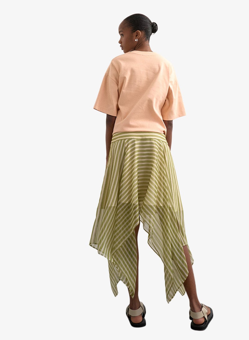 TOPSHOP Hanky Hem Mini Skirt Woven - Image 2