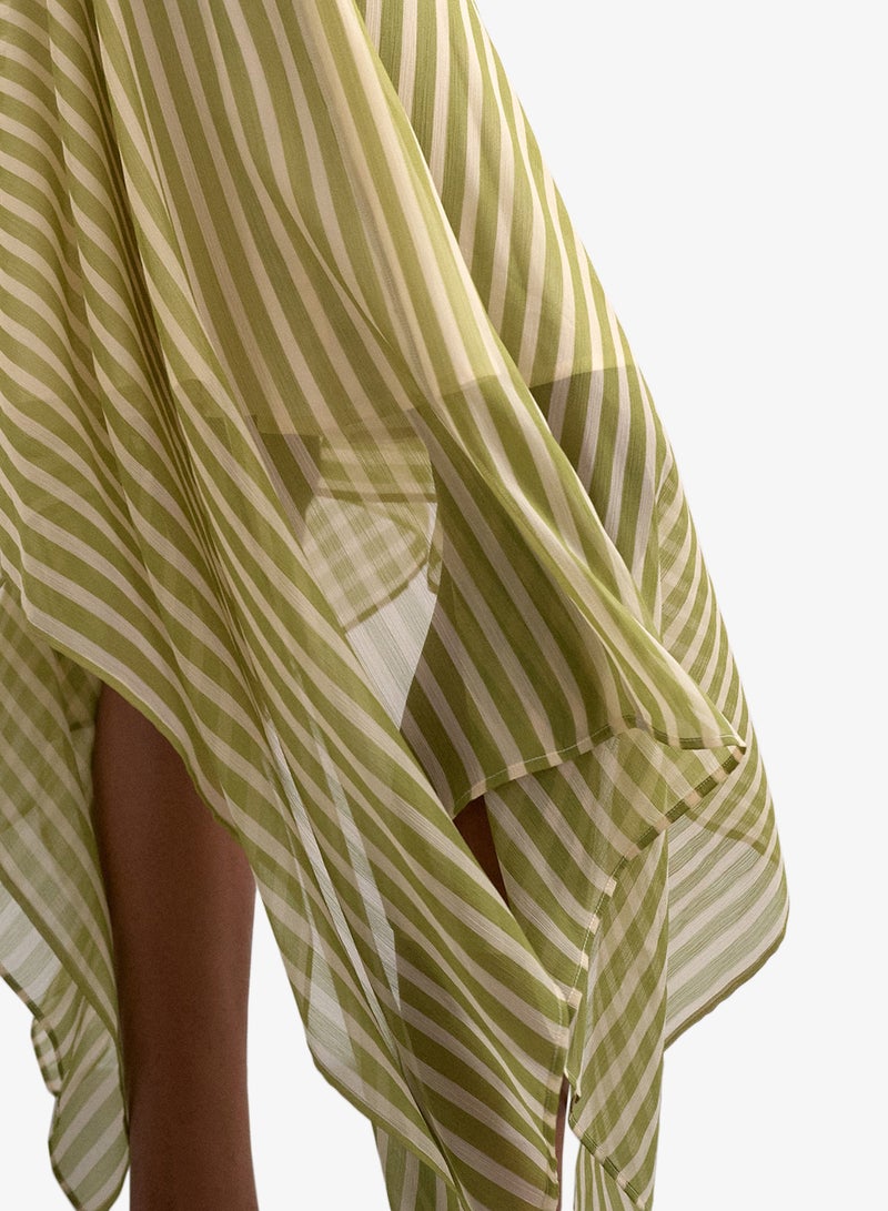 TOPSHOP Hanky Hem Mini Skirt Woven - Image 4
