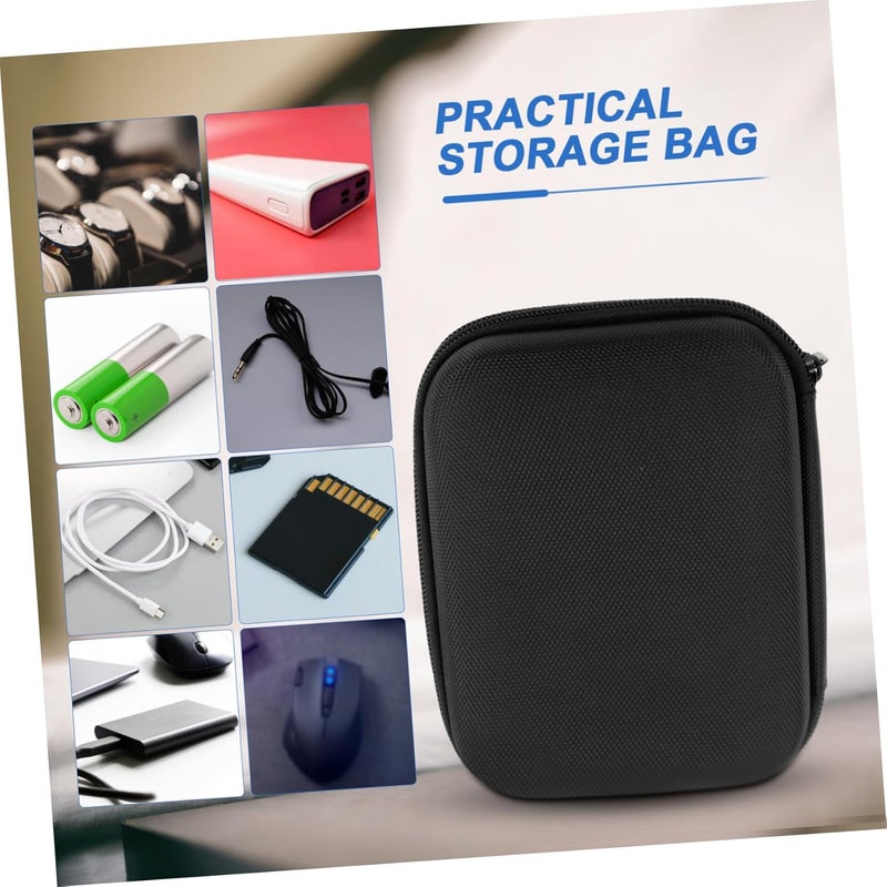 Portable Earphone Storage Bag Electronic Organizer Case for Cords Chargers and Accessories Travel-friendly Pouch for Electronics and Compact Design - Image 4
