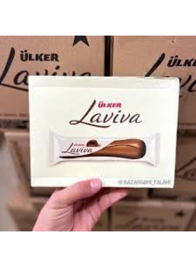 Ulker Ülker Laviva Chocolate Bar, Creamy Milk Chocolate & Rich Cocoa Filling, Pack of 3 - Image 4