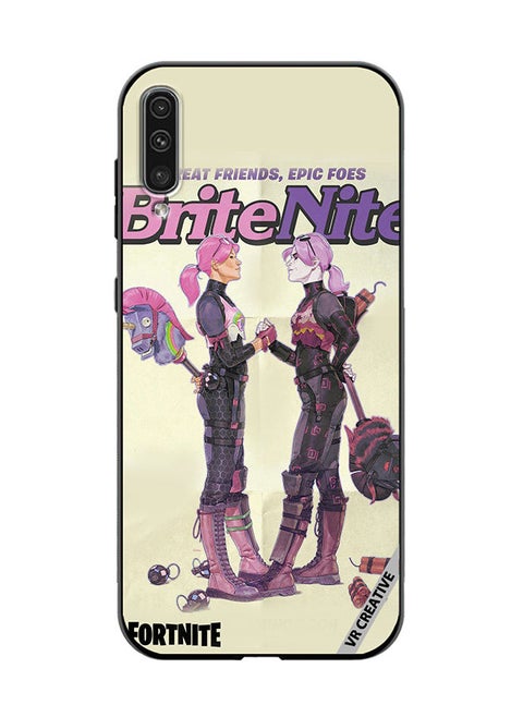 Protective Case Cover For Samsung Galaxy A50/A50s Bright Bomber Design Multicolour