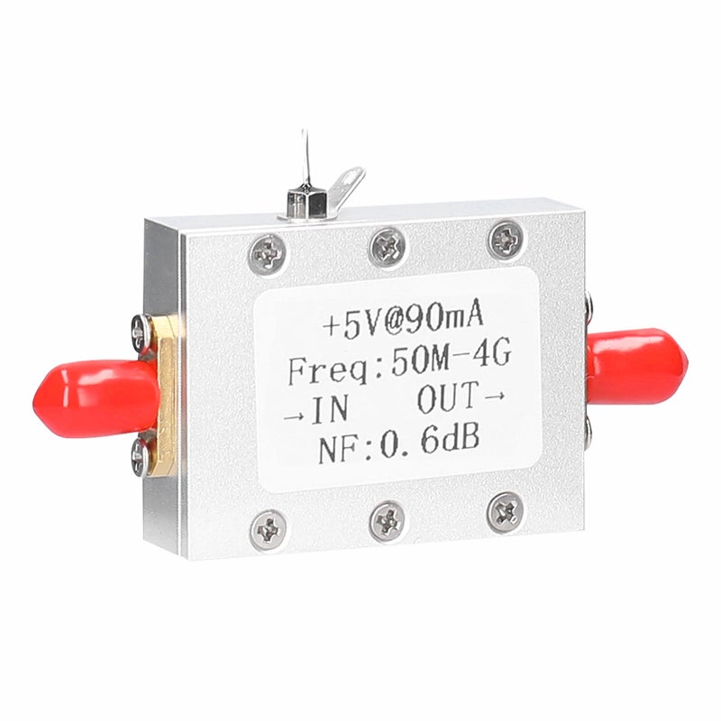 +5V@90mA Low Noise Amplifier Ham Radio Module LNA 50M-4GHz Frequency NF=0.6dB RF FM HF VHF / UHF Ham Radio -110dBm - Image 1