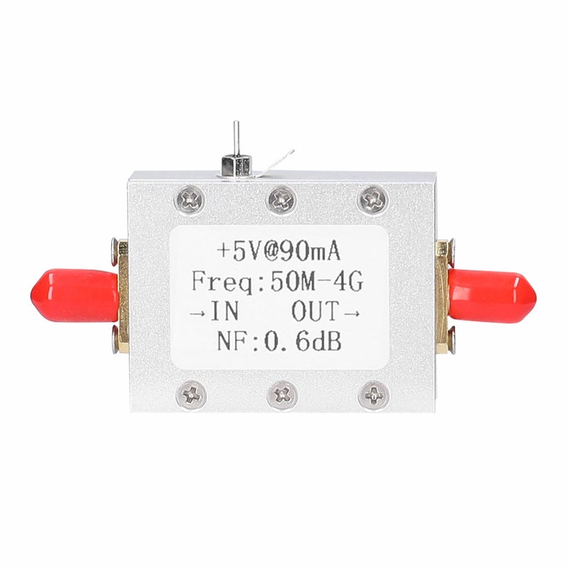 +5V@90mA Low Noise Amplifier Ham Radio Module LNA 50M-4GHz Frequency NF=0.6dB RF FM HF VHF / UHF Ham Radio -110dBm - Image 2