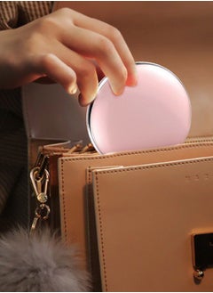 POWER N Power In - 4000 mAh power bank with women's mirror and three-level lighting - pink color  - Image 4