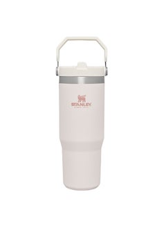 Stanley Stanley IceFlow Flip Straw Water Bottle With Straw 0.88L - Keeps Cold For 12+ Hours - Leakproof - Stainless Steel Water Bottle - BPA-Free Travel Mug - Easy to Carry - Dishwasher Safe - white/cream  - Image 1