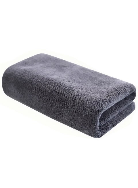 Super Soft Microfiber Bath Towel 70x140cm Ultra Absorbent and Quick Drying Towel Grey