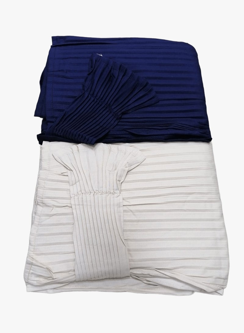 مون 2/شرشف صلاة مرد قطن ناعم ومريح للغاية  يتضمن طرحة ويغطي الجسم بالكامل بمقاس موحد وواسع مناسب لجميع الأجسام - Image 1