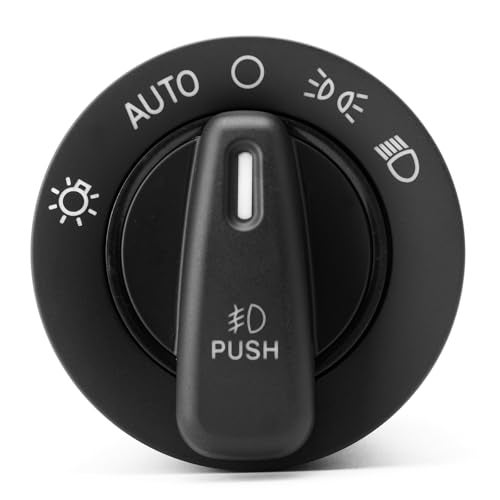 SOAESCN Headlight Dimmer Switch for 2011-2020 Durango Journey-Grand Caravan-Durango,2012-2016 Chrysle Town Country,2011-2014 Dodge Charger-Chrysl 300-Fog Light Headlamp Switch-56046258AB 56046258AC 56046258AD - Image 1