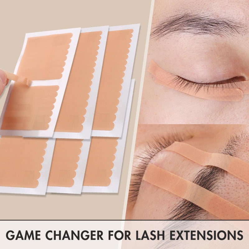 Embagol 320 Pcs Eyelash Extension Tape Lash Tape for Eyelash Extensions Sensitive Under Eye Tape Breathable Micropore Medical Tape for Individual Eyelash Extension Supplies - Image 2
