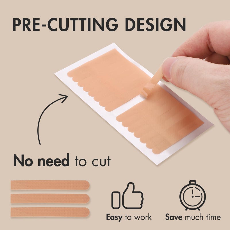 Embagol 320 Pcs Eyelash Extension Tape Lash Tape for Eyelash Extensions Sensitive Under Eye Tape Breathable Micropore Medical Tape for Individual Eyelash Extension Supplies - Image 5