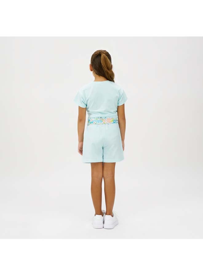 Panco JUNGLE Belt Detailed Shorts  - Image 4